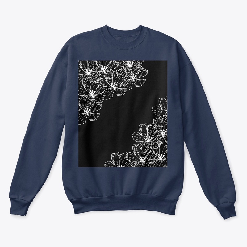 flower pattern t-shirt