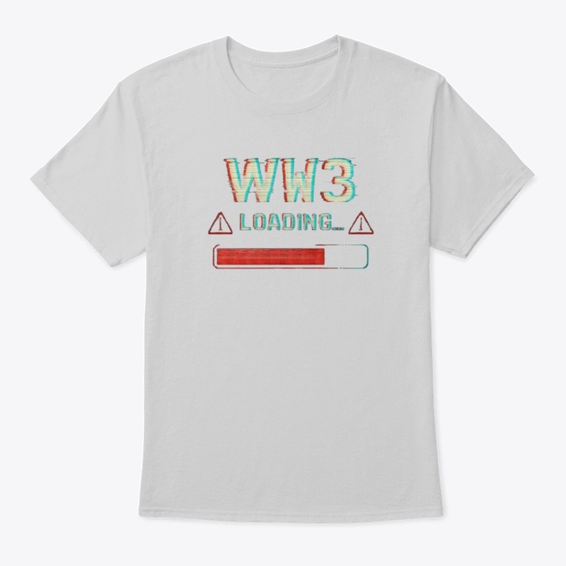 WW3 Loading... Glitch Art Tee