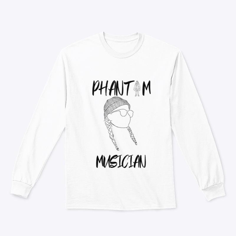 Phantom Merch Black on White
