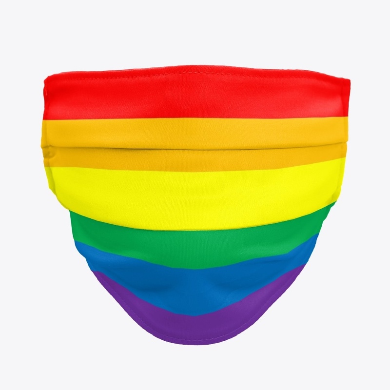 Pride Rainbow Flag Face Mask