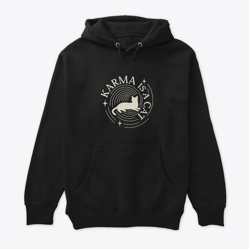 Karma Is a Cat Pastel Art Gift  