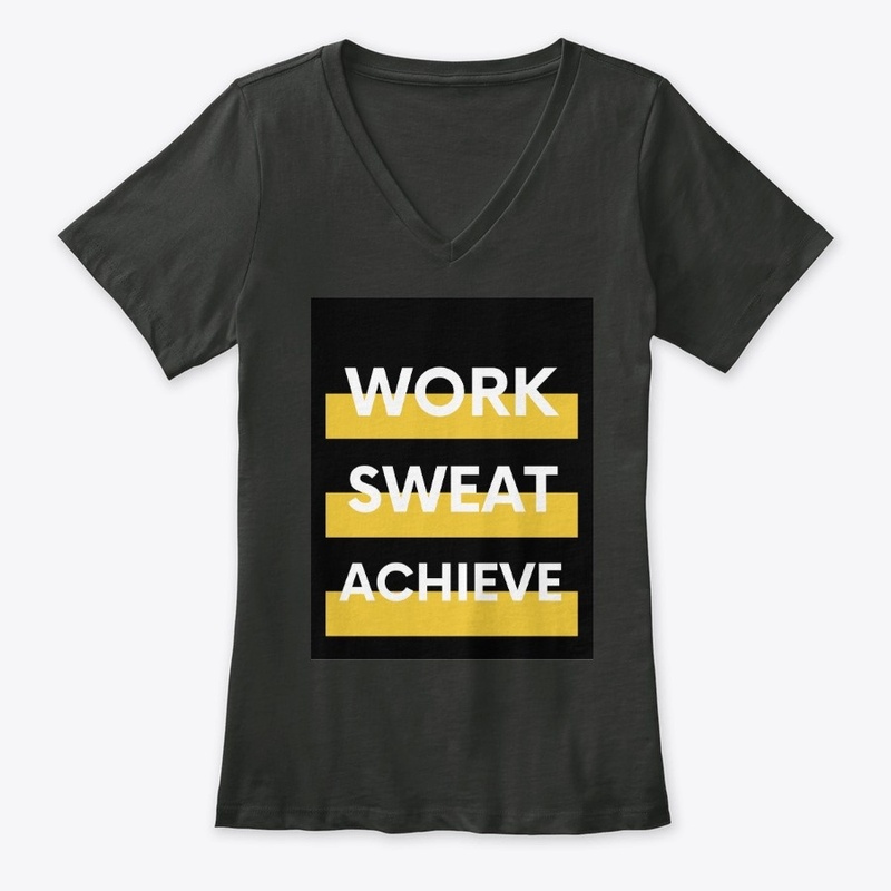 Fitness Quote - Work Sweat Achieve