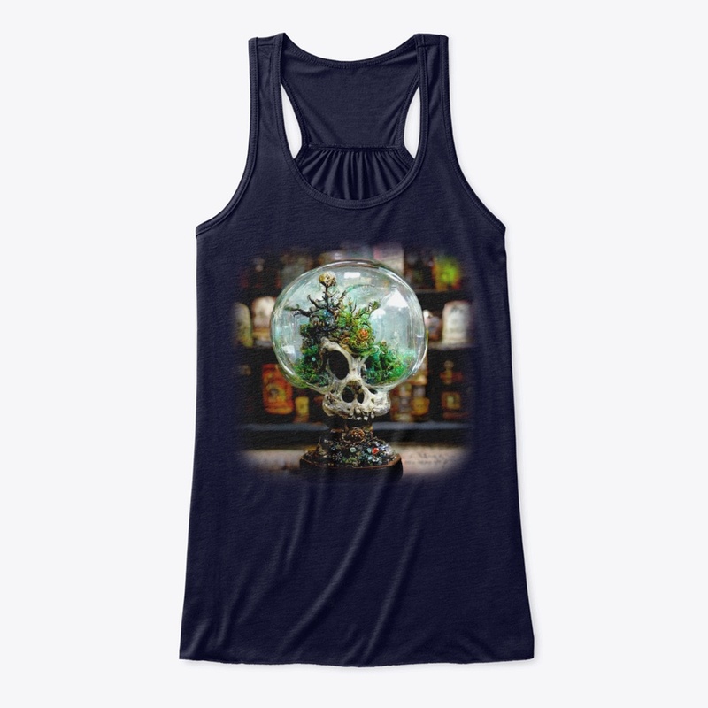 Skull terrarium 