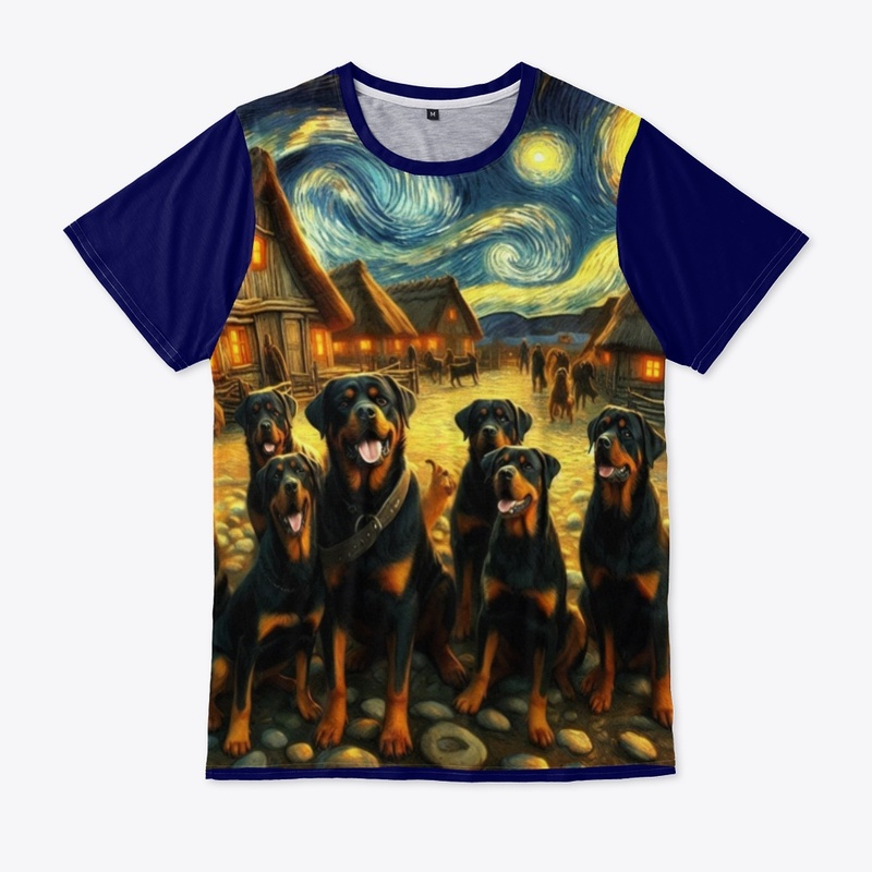 Rottweilers Starry Night