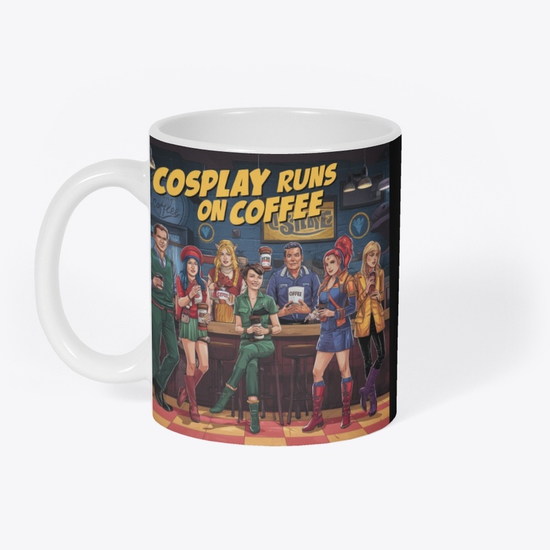 "Cosplay Caffeine Crew" Mug
