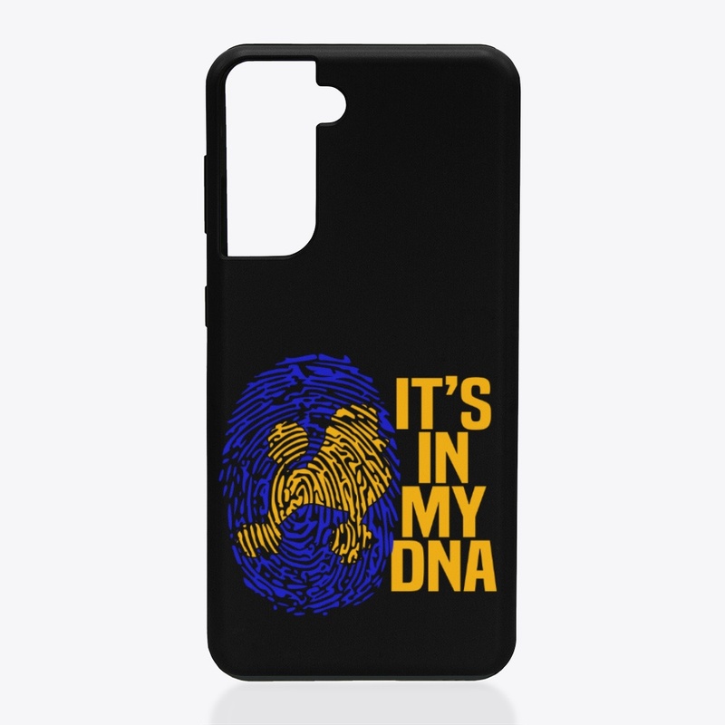 Blue It's in my DNA Fingerprint 
