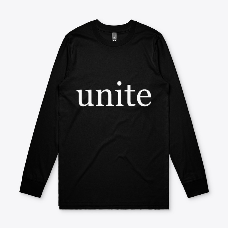 Unite in White Lettering