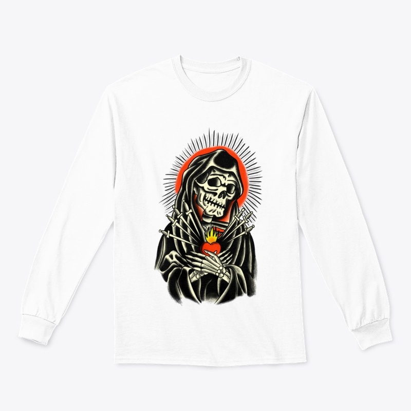 Santa Muerte Traditional Tattoo Style
