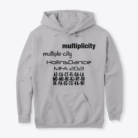 Hollins Dance Mfa 2021 Swag Sport Grey T-Shirt Front
