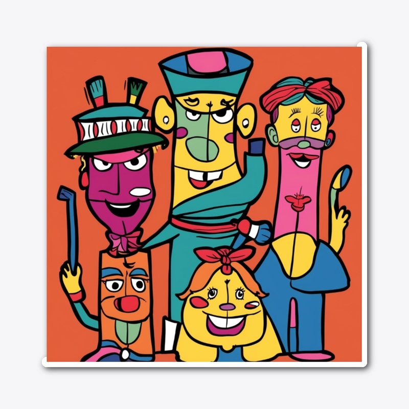 Painted Cartoon Artistic
