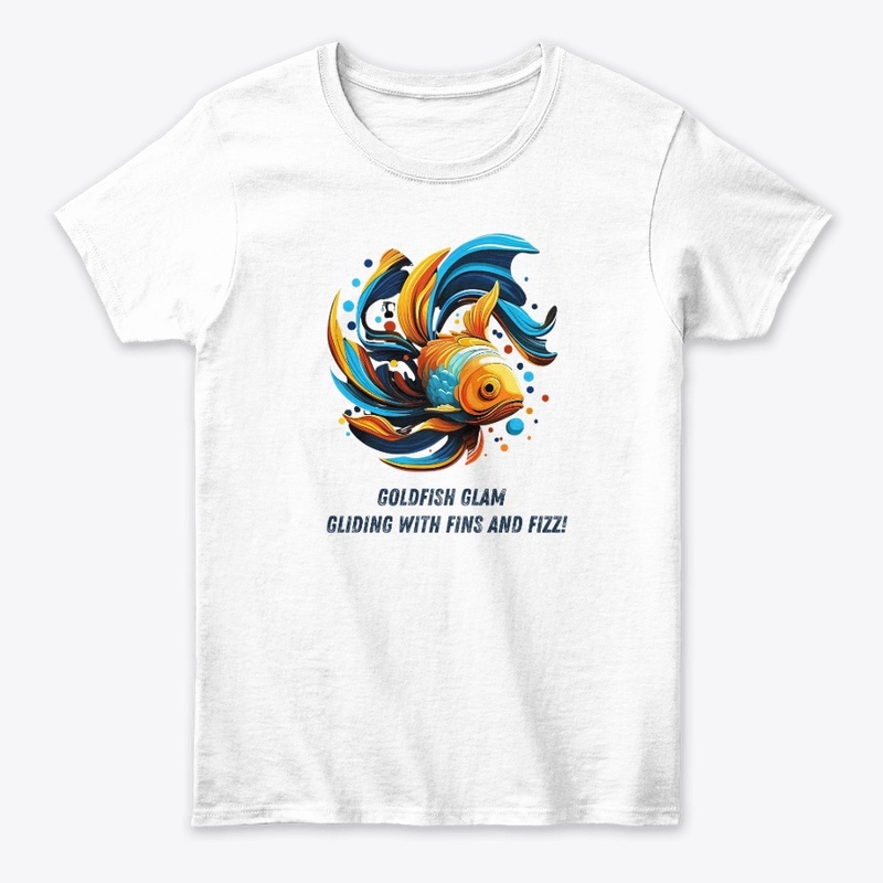 Fins and Fizz: Goldfish Glamour