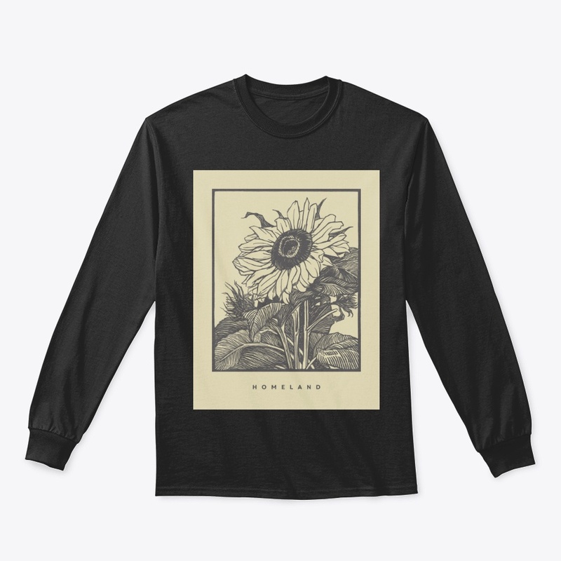 Aestetic sunflower tee