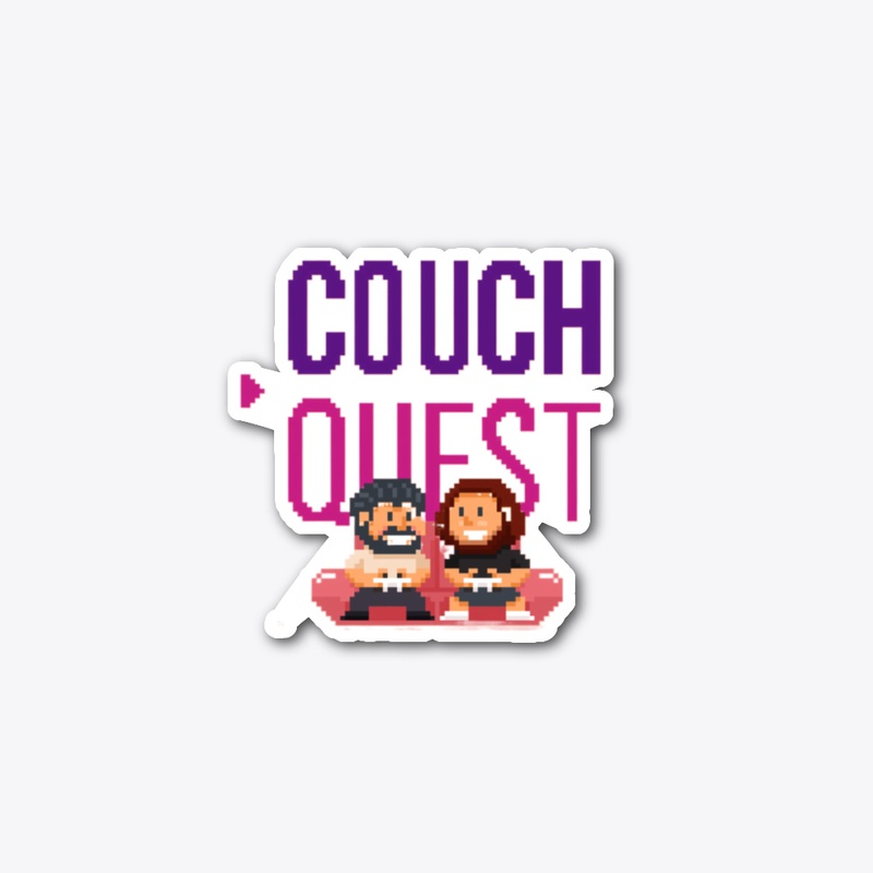 Couch Quest Sticker