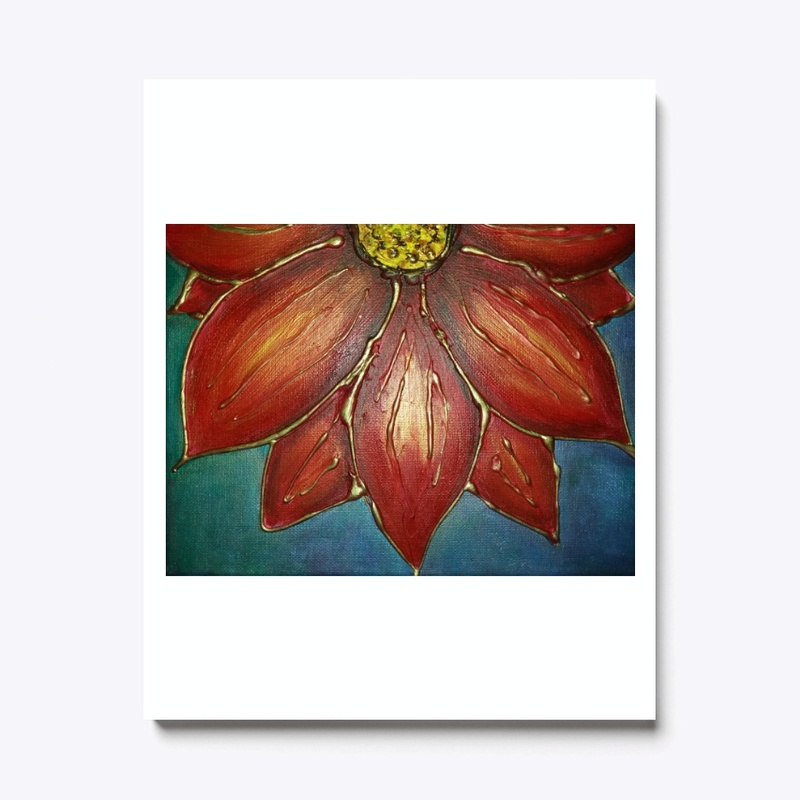 petals of red flower