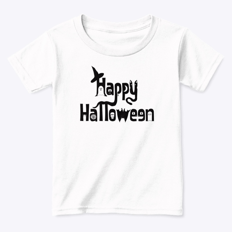 Halloween spirit in black
