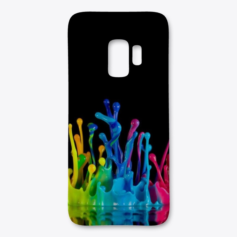 Black colourful case