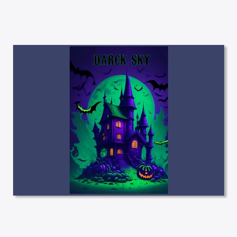 neon colour halloween