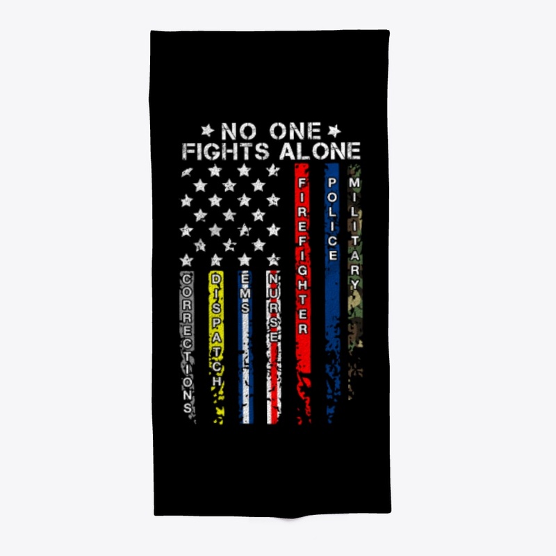 Thin Line USA Flag Military Police Nurse