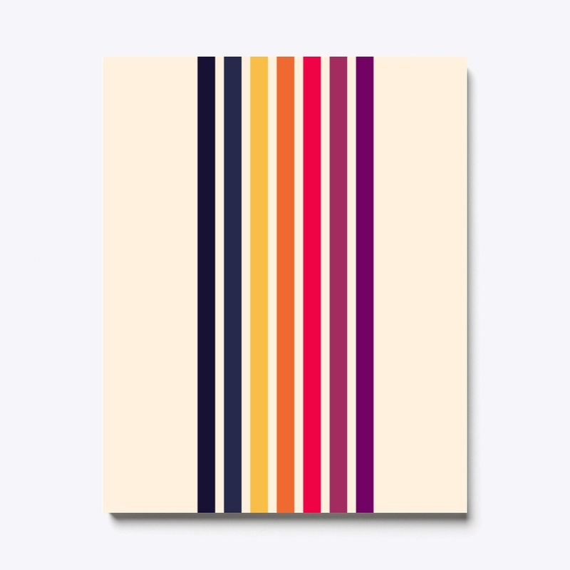 Imera - 70s Vintage Style Retro Stripes