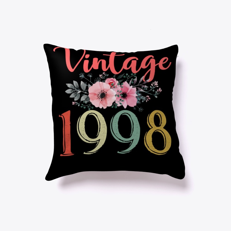 Vintage 1998 Floral 22nd Birthday Gift
