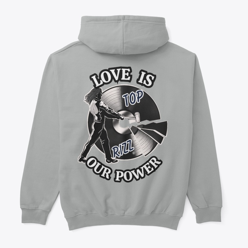 TOP RIZZ LOGO - LOVE IS OUR POWER