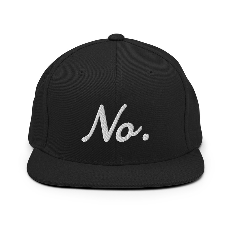 No Hat Here.