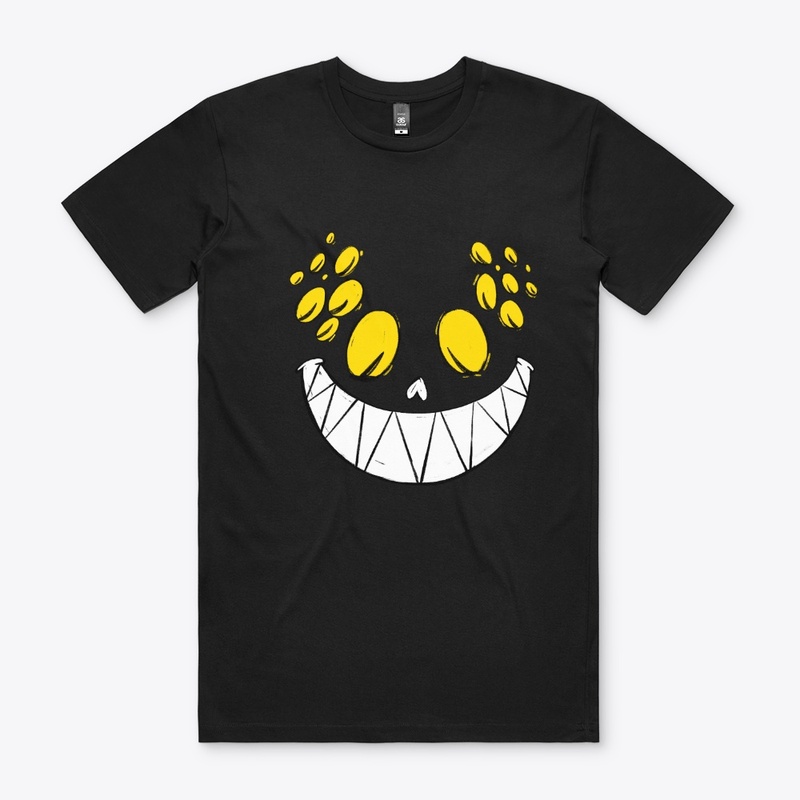 Creepy eye hallowen smile cuphead spider