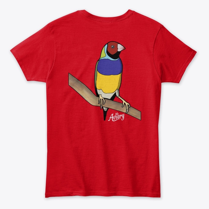 Purple-Breasted Gouldian Finch Back