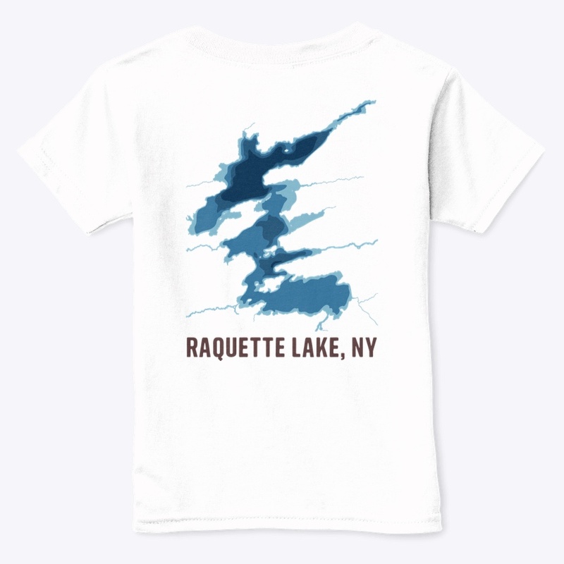 Raquette Lake Depth Map
