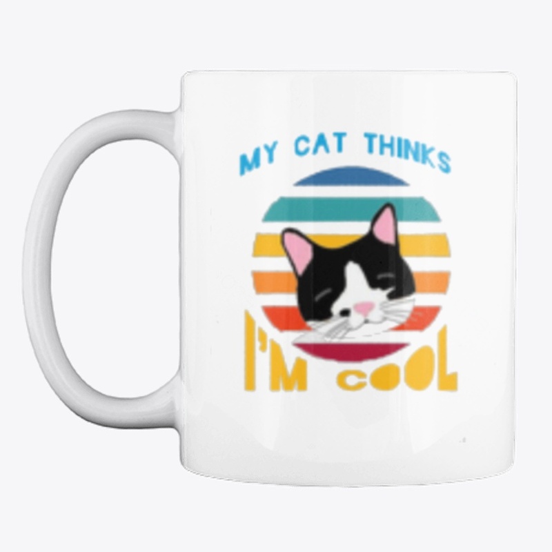 My cat thinks I'm cool