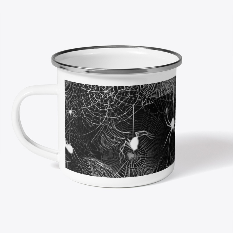 Black and White Spider Webs