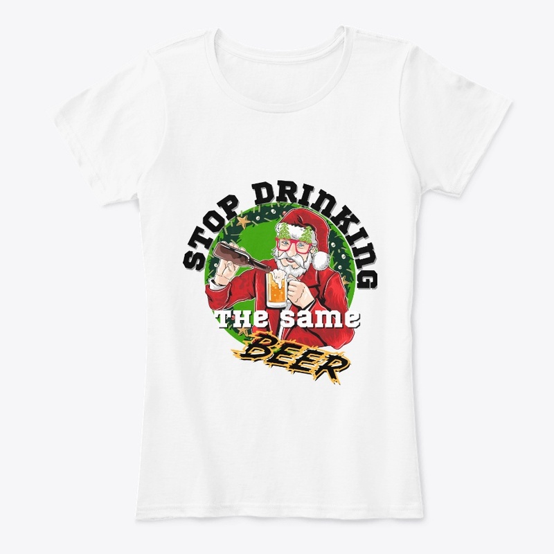 Drinking with Santa claus women's 