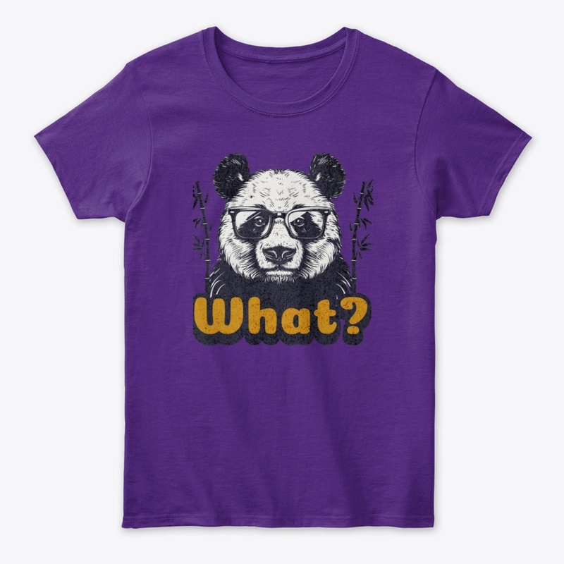 Funny Geeky Panda Tee
