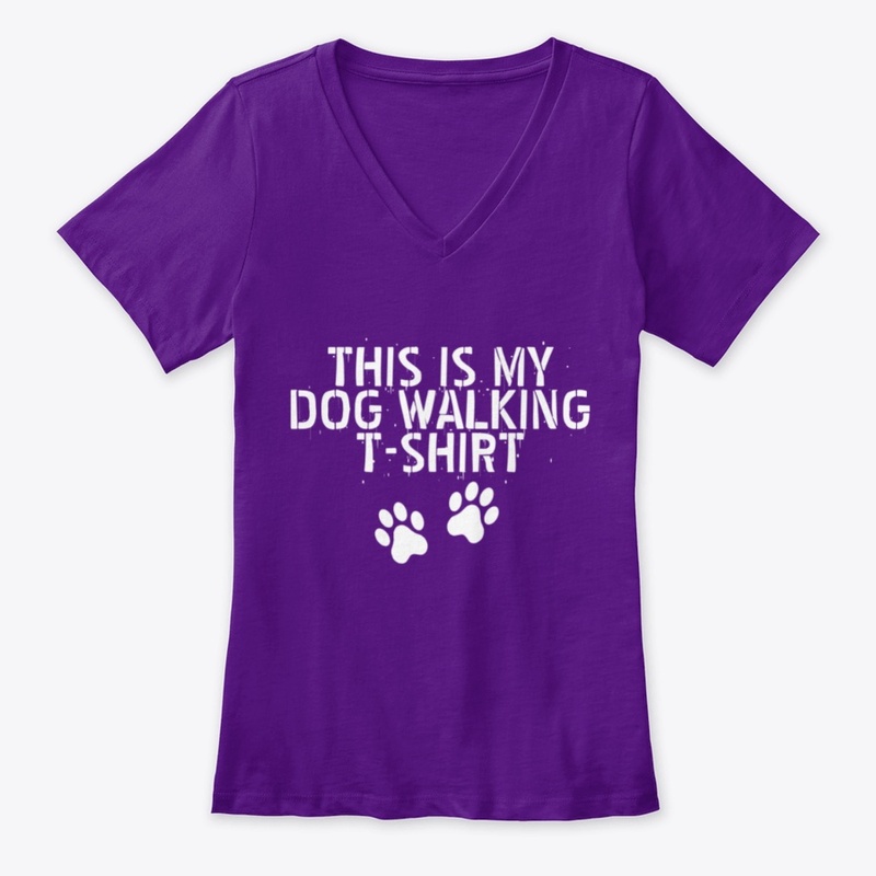 This Is My Dog Walking T-Shirt