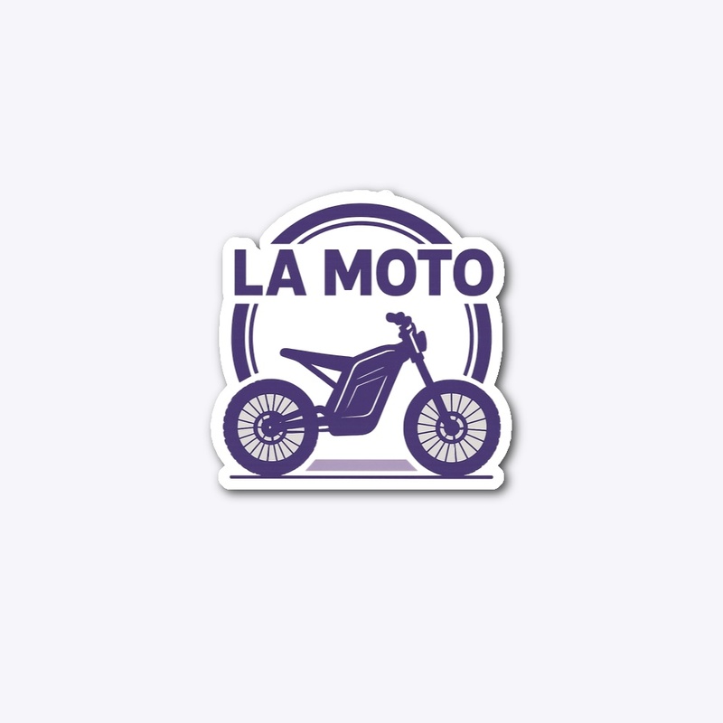 La Moto Sticker