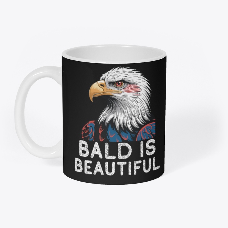 Bald Is Beautiful, American Flag Eagle 