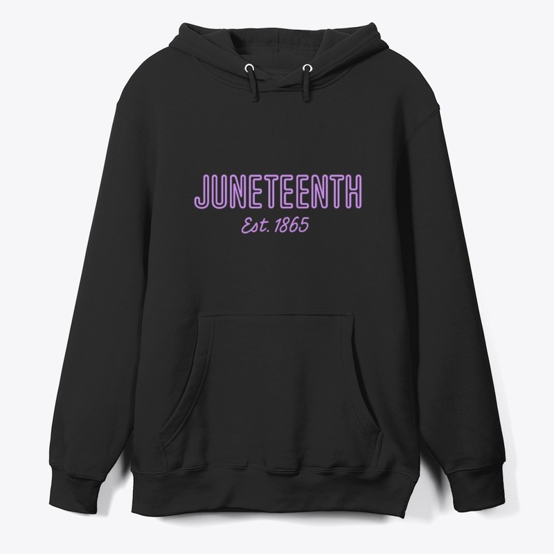 Juneteenth – Est. 1865 Neon Style
