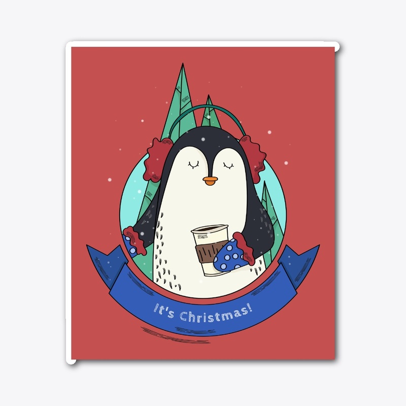 It's Christmas - Vibing Penguin 