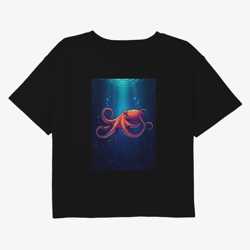Bright Colorful Octopus