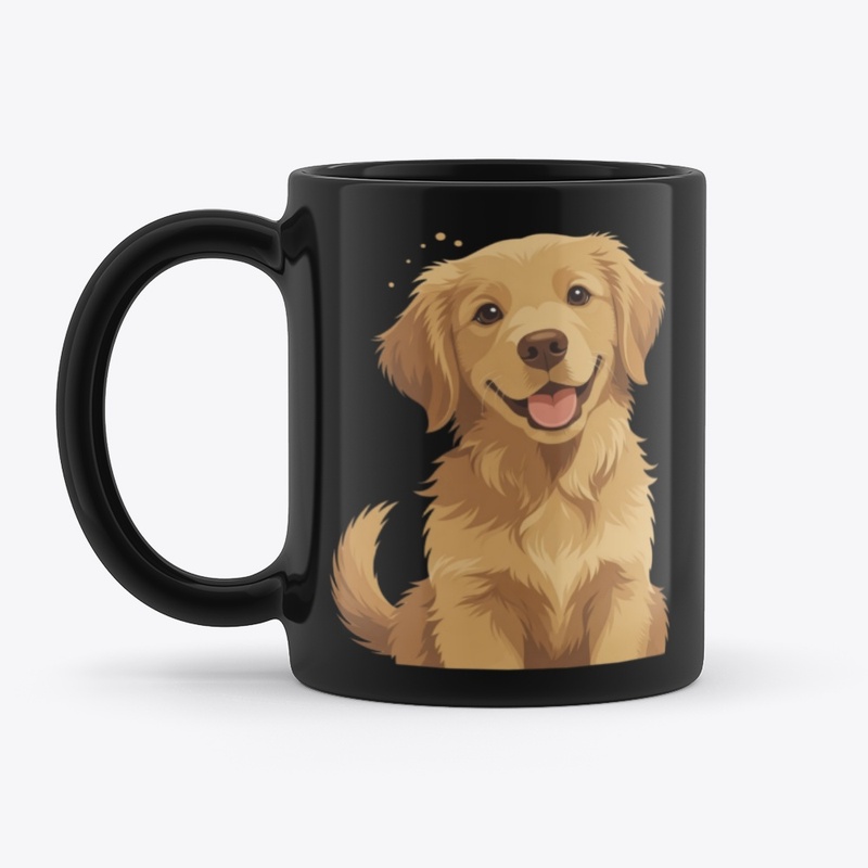 Happy Golden Retriever Puppy
