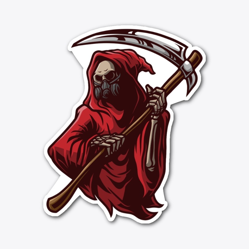 X-Treme Overkill Reaper Sticker