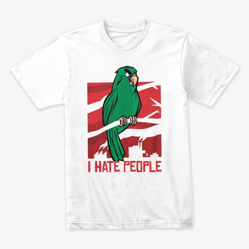I Hate People Parrot 