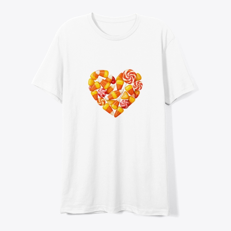 Sweet Candy Corn Heart