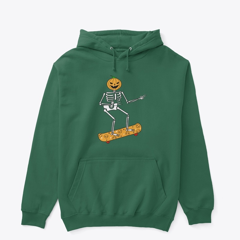 skateboard pumpkin