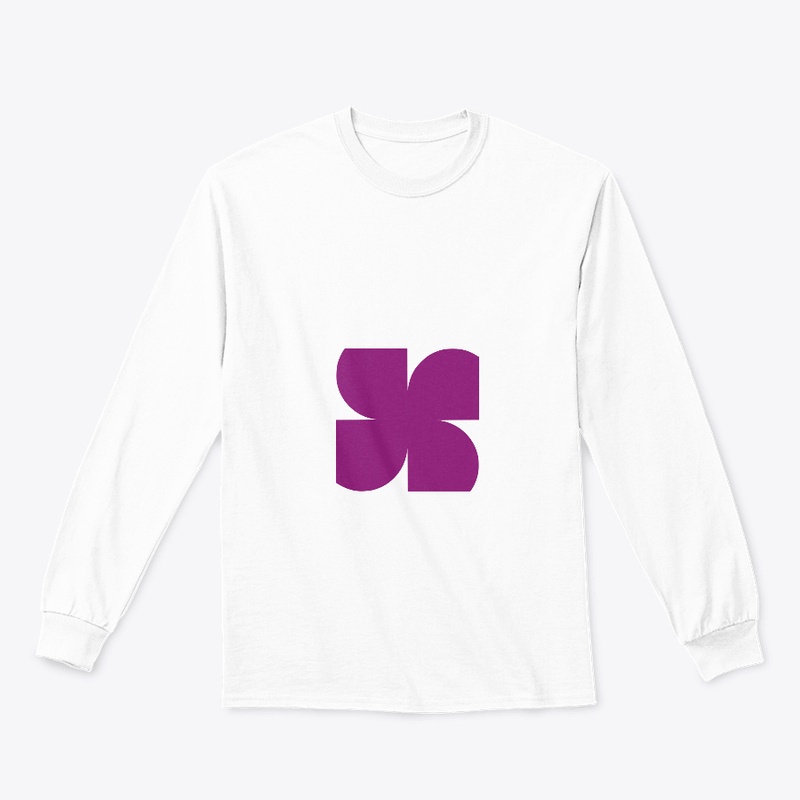 Abstract Geometric Four Petal Flower