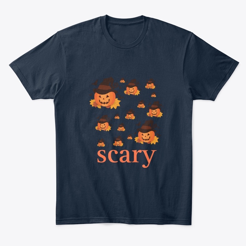 Scary logo design tshirt 