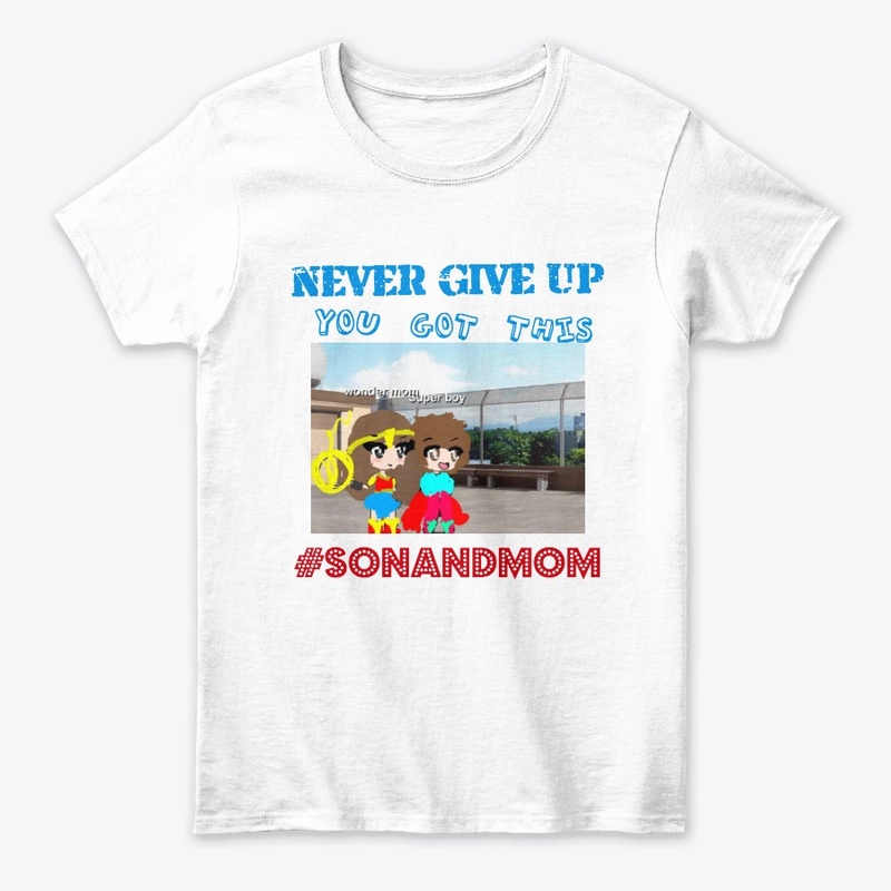 son and mom the best temawork t- shirt