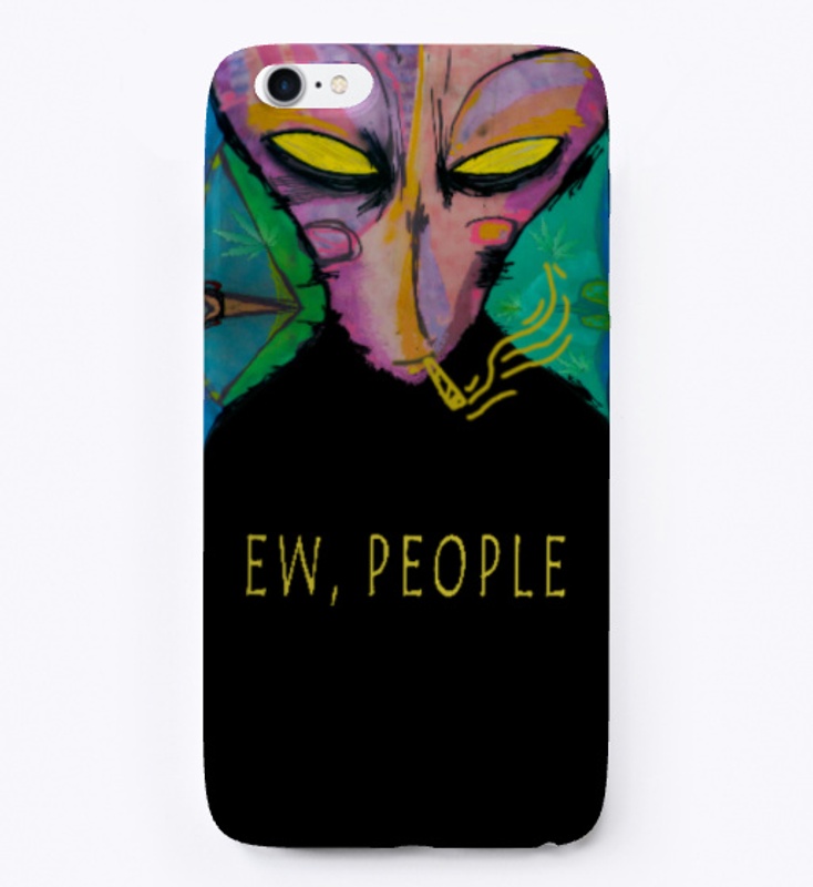 Smoking Alien - Ew People