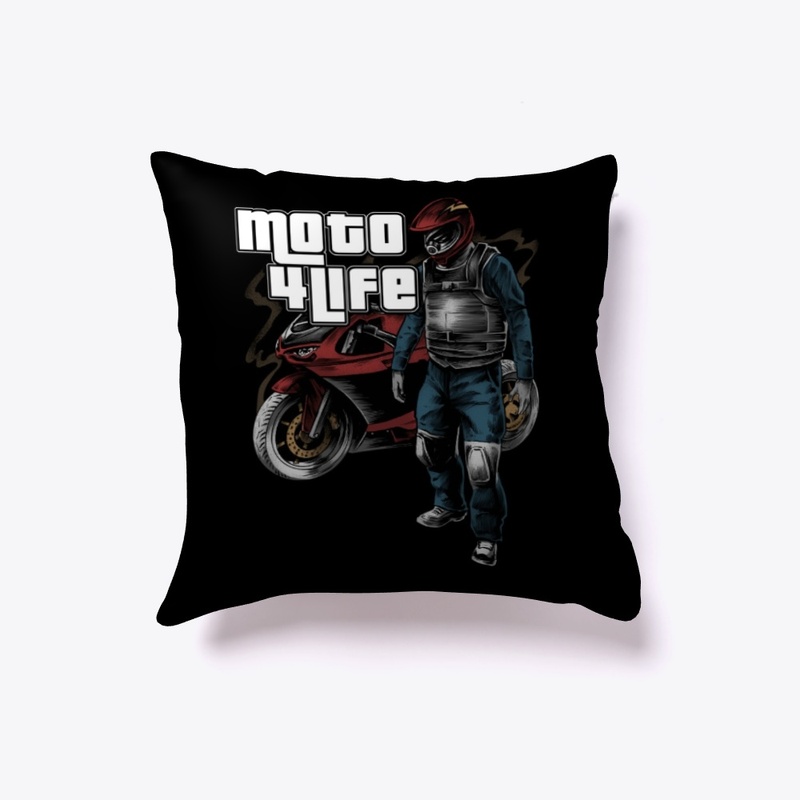 Moto4Life Pillow