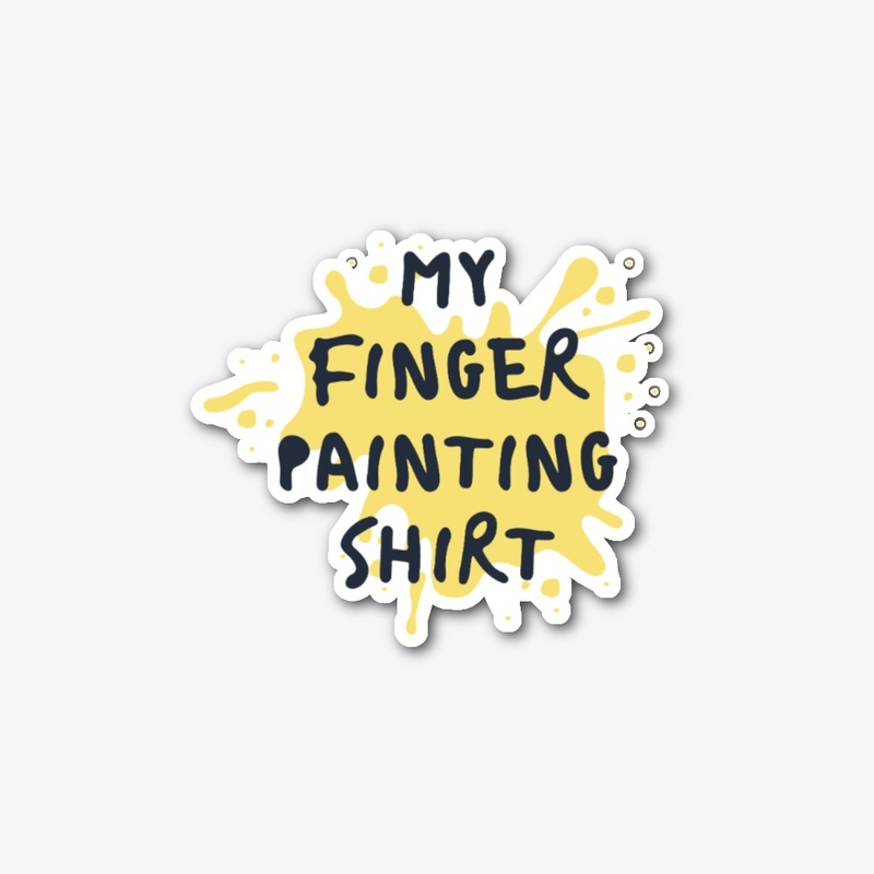 my finger painting shirt 